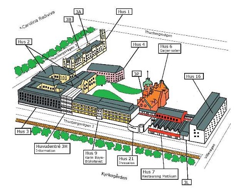 Map Campus Engelska parken